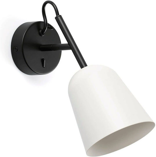Faro Barcelona Lamp Wall with Socket E14 White 11cm