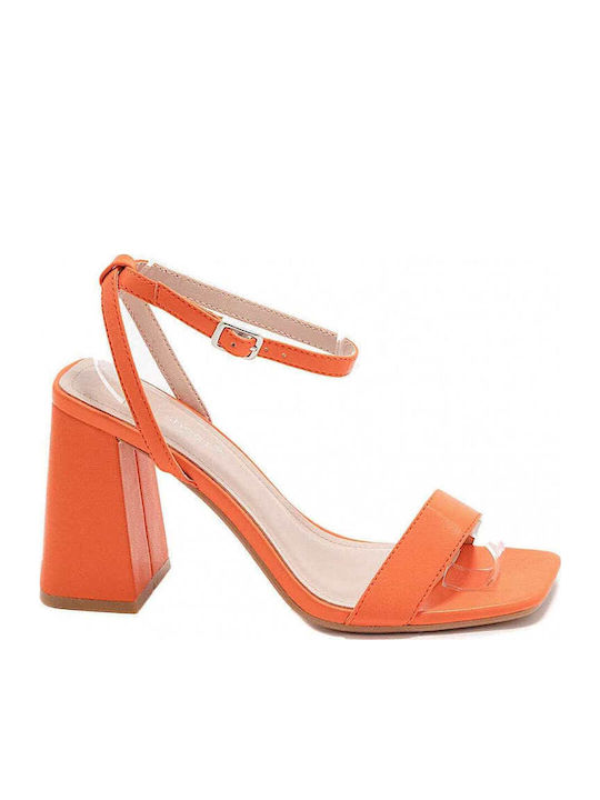 Ideal Shoes Sandalen Orange