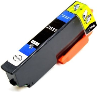 Premium Compatible Inkjet Printer Ink Epson T2631 500 Pages 10ml Black 1pcs