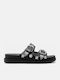 Women's Flat Sandals Flatforms in Black Color