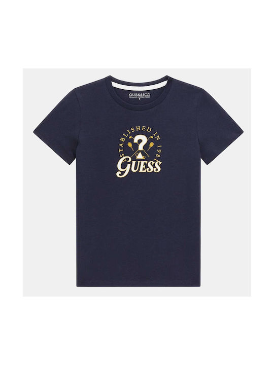 Guess Kids' T-shirt Dark Blue