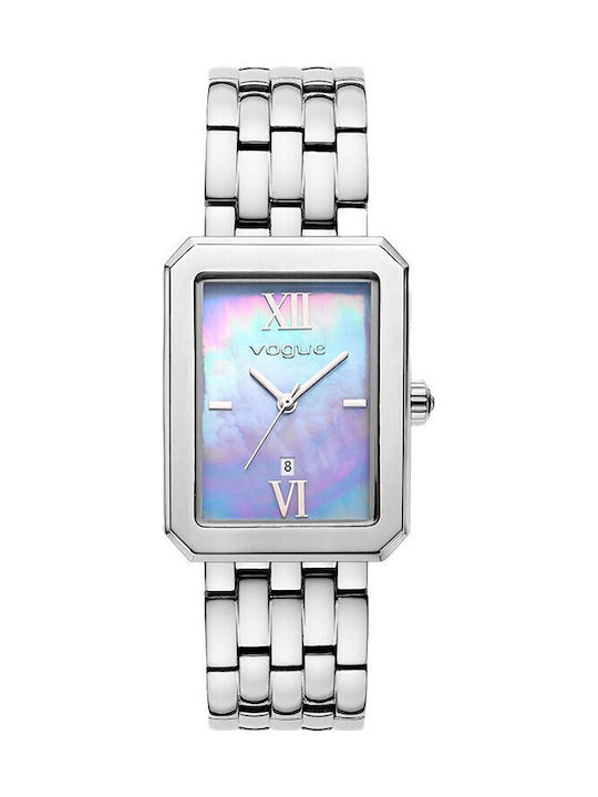Vogue Damen Uhr mit Silber Metallarmband