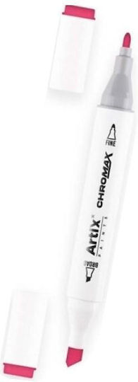 Artix Chromax Μαρκαδόρος Σχεδίου Fluorescent Coral Red 1mm