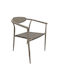 Gartenstühle Aluminium Serly Champagner 56x61x74cm