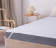 MayHome Protective Cover Queen Waterproof with Elastic Bands White 160x200cm