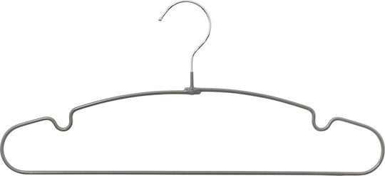 5Five Wardrobe Hanger Foldable for Pants Metallic Gray 102872A 5pcs