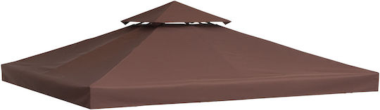 Outsunny Gazebo Κάλυμμα για Κιόσκι Καφέ 3x3m