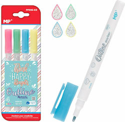Madrid Papel Zeichenstifte Set 4 Mehrfarbige Madrid Papel Zeichenstifte Set 4 Mehrfarbige