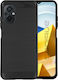 Sonique Carbon Brushed Back Cover Silicon / Plastic Negru (Poco M5)