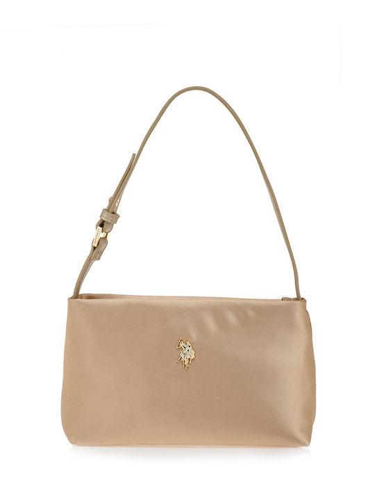 U.S. Polo Assn. Women's Bag Shoulder Gold