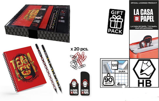 MP Kids Stationery Set with Pencil, Eraser and Notepad