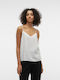 Vero Moda Women's Summer Blouse with Straps White