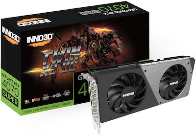 Inno 3D GeForce RTX 4070 Super 12GB GDDR6X Zwilling X2 OC Grafikkarte