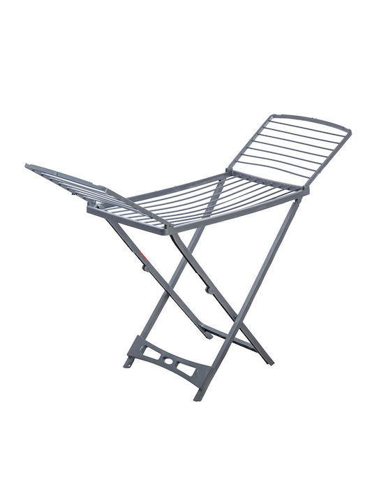 Floor Clothes Drying Rack Biociclo Plastic Folding 20m Grey