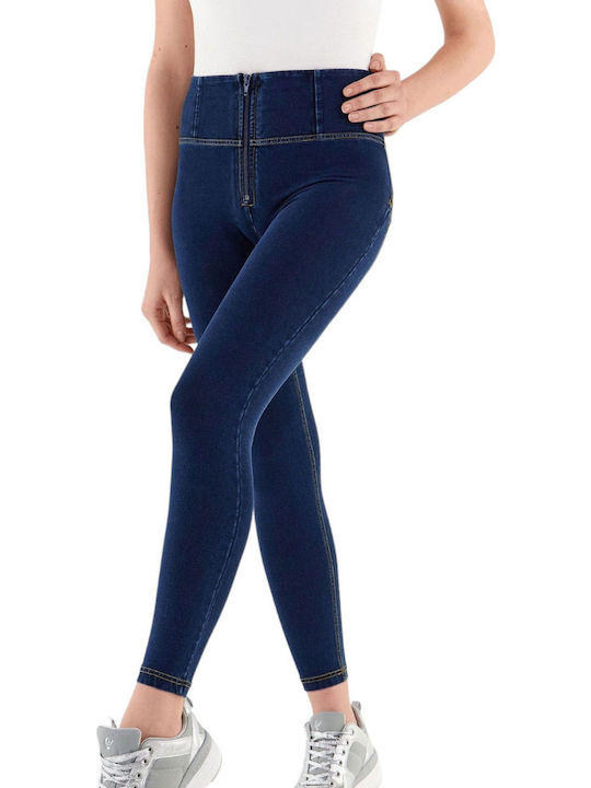 Skinny-fit Ψηλόμεσο Γυναικείο Jean Παντελόνι Push Up σε Super Skinny Εφαρμογή