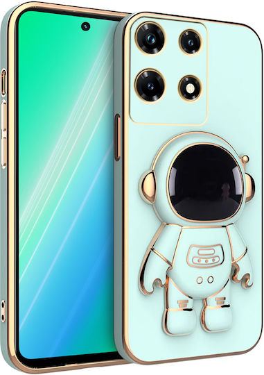 Infinix Umschlag Rückseite Silikon Grün (TCL 30 / 30+ / 30 5G)