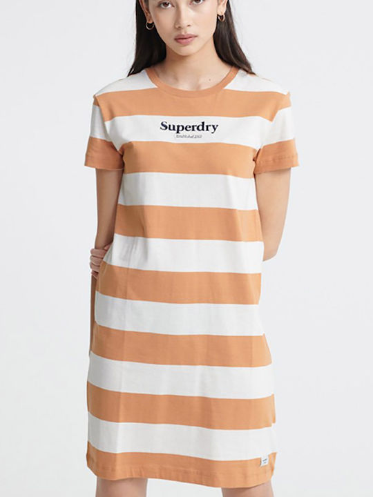 Superdry Mini Kleid Weiß