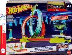 Παιχνιδολαμπάδα Heiße Räder Neon Speeders Laser Stunt Slamway für 4+ Jahre Mattel
