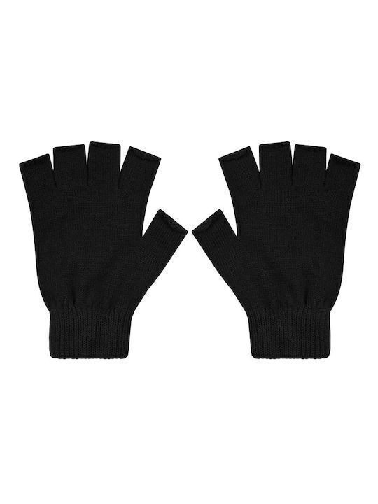 Sequoia Women's Knitted Fingerless Gloves Black