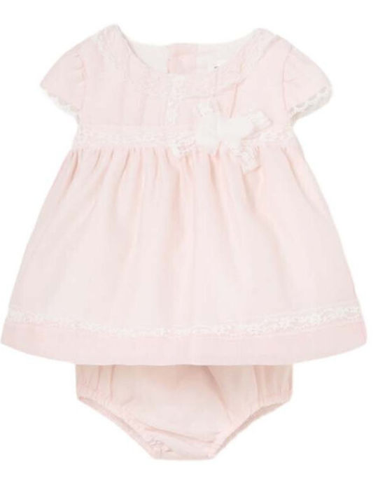 Mayoral Kids Dress Short Sleeve Pink