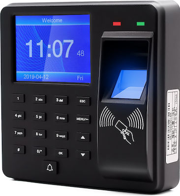 HDWR Attendance Clock with Card and Code Unlock