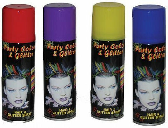 Party Color & Glitter Spray de Păr de Carnaval 125ml Portocaliu