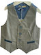 Kids Vest CAFE-BLEE