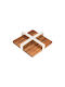 Estia Metallic Napkin Holder Allure Brown 19.5x19.5cm 01-24765