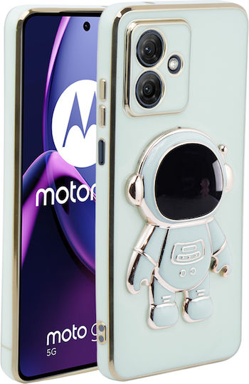 Motorola Astronaut Umschlag Rückseite Silikon Türkis (Motorola Moto G54 5G)