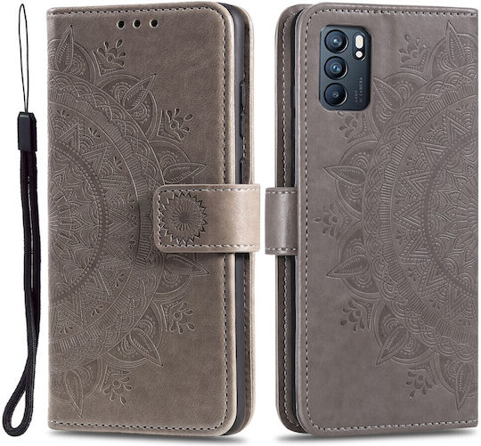 Erbord Buchen Sie Synthetisches Leder / Kunststoff / Silikon Gray (Oppo Reno6)
