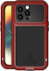 Love Mei Back Cover Μεταλλικό Κόκκινο (iPhone 14 ProXiaomi 14 Pro)