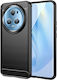 Honor Umschlag Rückseite Kunststoff / Silikon Schwarz (Realme 5 Pro)