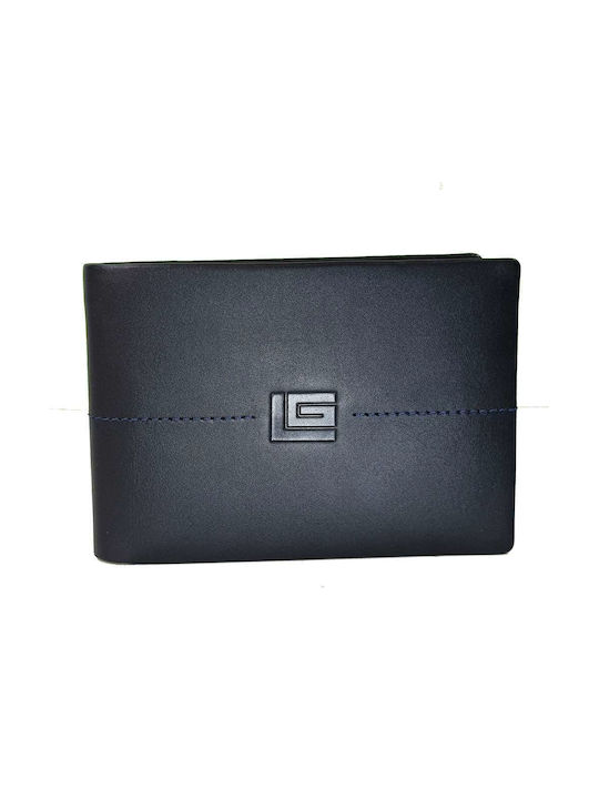 Guy Laroche Men's Leather Coin Wallet with RFID Black