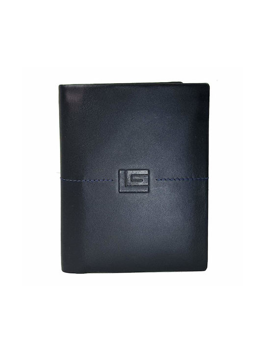 Guy Laroche Men's Leather Coin Wallet with RFID Black