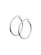 Earrings Hoops made of Platinum