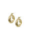 Earrings Hoops made of Gold 14K