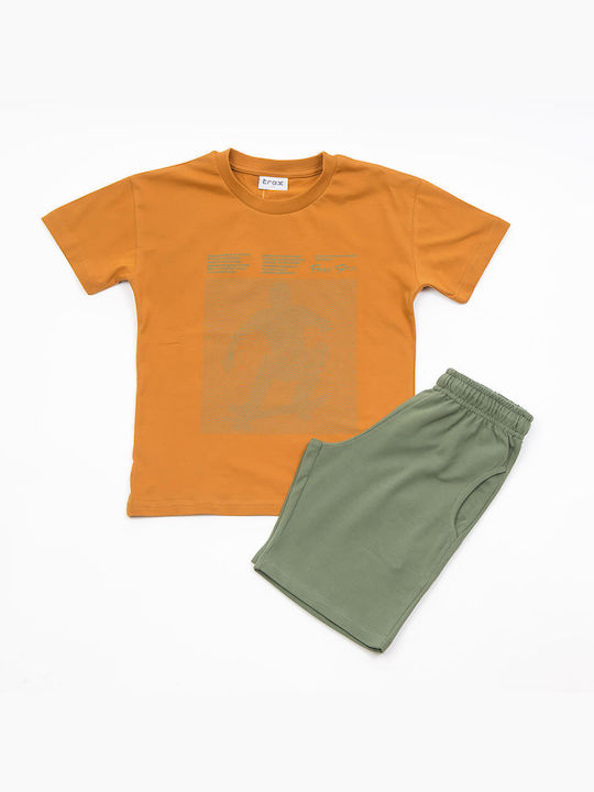 Trax Kids Set with Shorts Summer 2pcs Orange