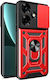 Infinix Back Cover Μεταλλικό Κόκκινο (Infinix Hot 30, CamShield Slide)