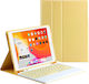 Flip Cover with Keyboard English US Yellow for iPad 2019/2020/2021 10.2''