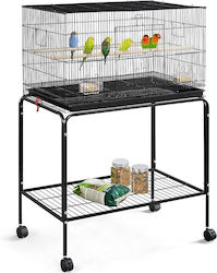 King Bird Cage 78x49x119cm. Black