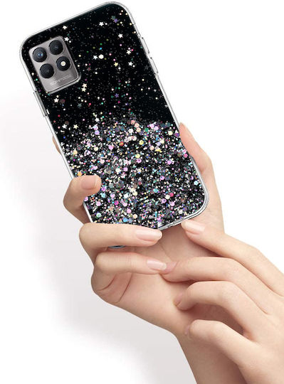 Erbord Back Cover Plastic / Silicon Negru (Realme 8i)