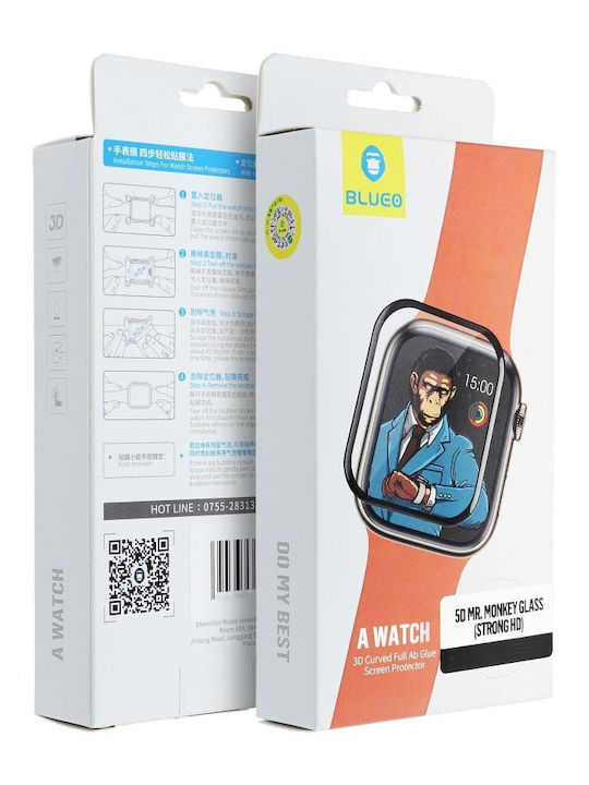 Blueo Full Face Tempered Glass for the Apple Watch 7,8 41mm 1pcs