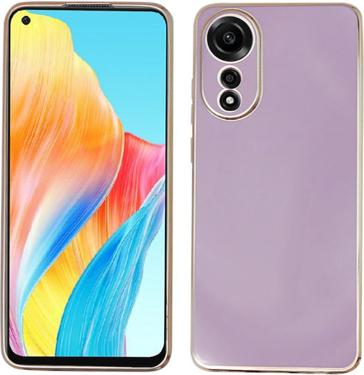 Oppo Camshield Back Cover Μεταλλικό Μωβ (Oppo A78 4G)