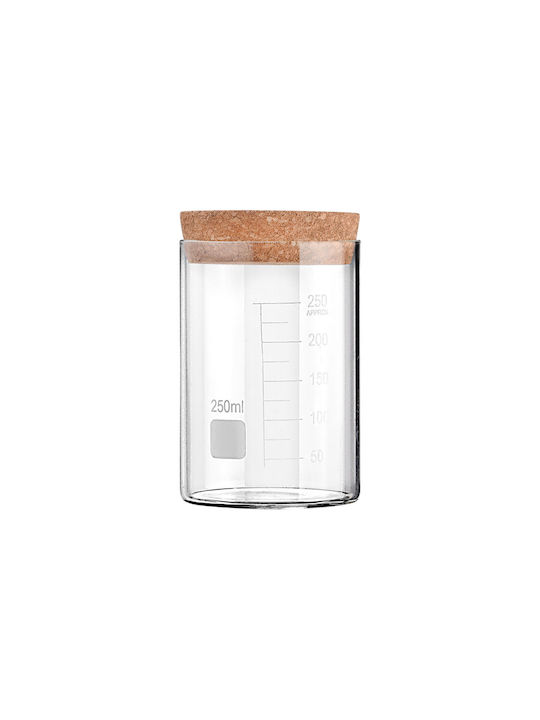 Estia Vaza Uz General cu plută Sticlă Transparent 250ml