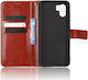 Crazy Horse Wallet Δερματίνης / Πλαστικό / Σιλικόνης Καφέ (Redmi A1 / A2)