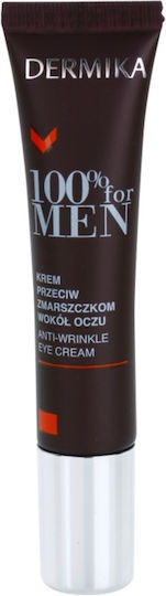 Dermika 100% Pentru Bărbați Cremă de Ochi pentru Anti-îmbătrânire și Hidratare 15ml