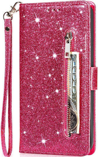 Samsung Brieftasche Synthetisches Leder Rosa (Samsung Galaxy A55)