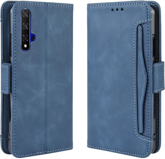 Huawei Book Piele artificială / Plastic / Silicon Albastru (Huawei Nova 5T / Honor 20 - Huawei Nova 5T / Honor 20 / Honor 20)
