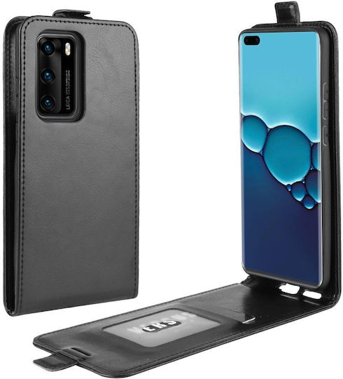 Buchen Sie Leder / Synthetisches Leder Schwarz (Huawei P40)