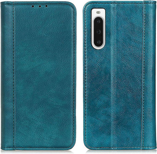 Wallet Δερμάτινο / Σιλικόνης Πράσινο (Xperia 10 V)